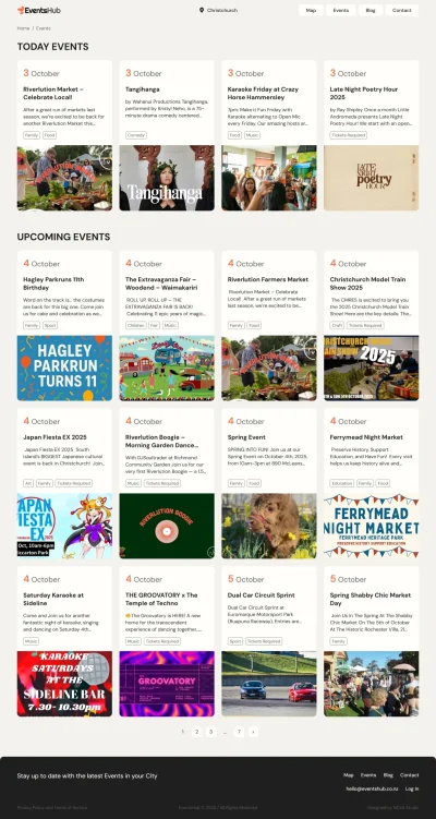 EventsHub – Event Discovery Platform