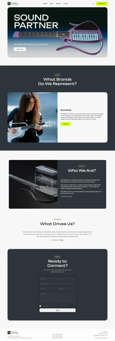 SoundPartner – Musical Equipment Distributor