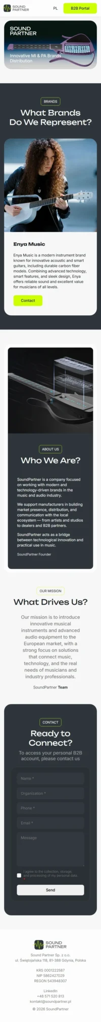 SoundPartner – Musical Equipment Distributor